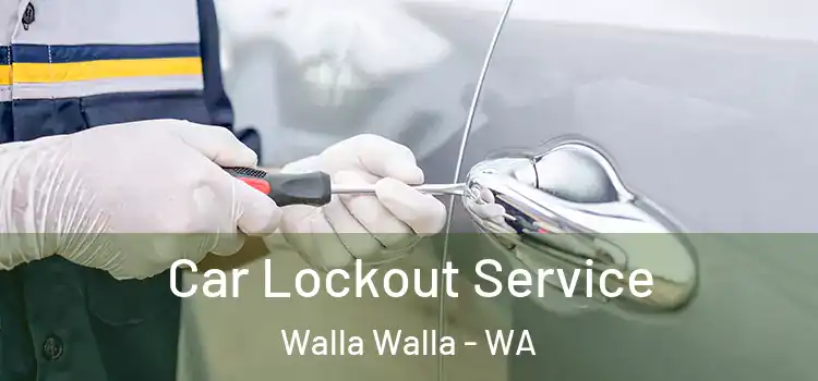 Car Lockout Service Walla Walla - WA