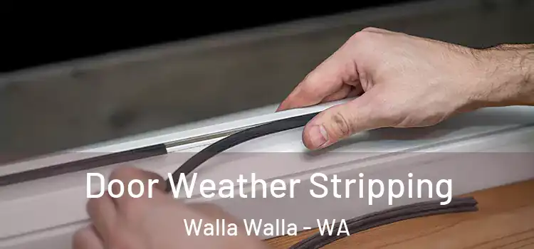 Door Weather Stripping Walla Walla - WA