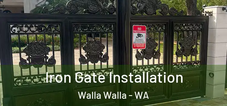 Iron Gate Installation Walla Walla - WA
